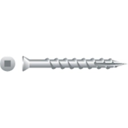 Strong-Point Strong-Point X2QSS 7 x 2.25 in. 305 Stainless Steel Square Drive Trim Head Screws Coarse Thread Box of 3 000 X2QSS